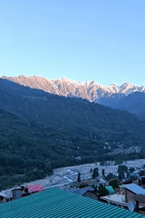 Dawn mountain views documented across Vashisht valley, India