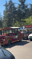 Tourist train operates in Stara Zagora Bulgaria