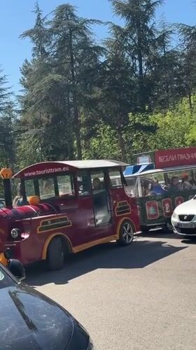 Tourist train operates in Stara Zagora Bulgaria