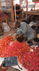 Daily market life documented in Akwanga, Nigeria