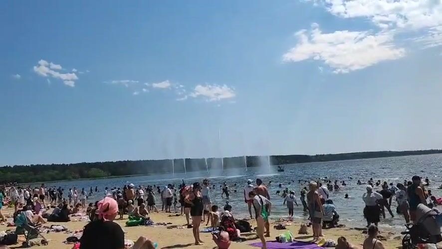 Summer festival and beach day in full swing in Petropavl