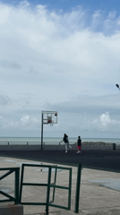 Everyday coastal life captured along Batumi's Black Sea waterfront