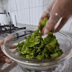 Home cooking and a curious toddler in a South Korean kitchen
