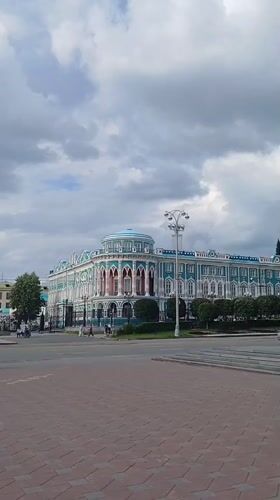 Summer morning along Yekaterinburg's Iset River embankment