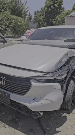 Vehicle salvage yard documented in Baan Chaweng, Thailand