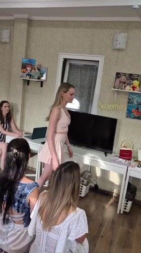 Fashion and styling workshop underway at an Astrakhan studio