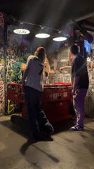 Evening venue tour captured across Barcelona's nightlife district