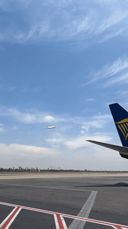 Routine aircraft operations captured at Marrakesh airport