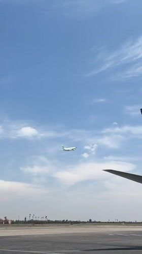 Routine aircraft operations captured at Marrakesh airport