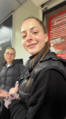 Young women documented in casual moments across Sofia locations