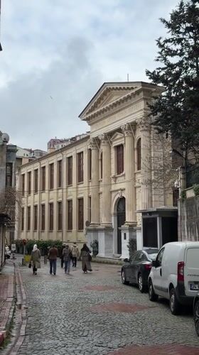 Historic Greek Orthodox school building documented in Istanbul