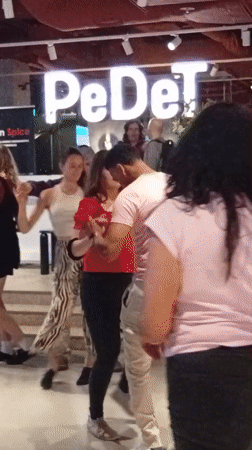 Latin dance night in full swing at Wrocław's PeDeT venue
