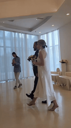 Wedding ceremony and reception held in Tbilisi, Georgia