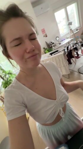Person dances while cooking eggs in Belgrade suburb