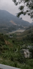 Early morning rural Vietnam landscapes captured on video
