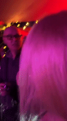 Blonde DJ performs at Belgrade nightclub party