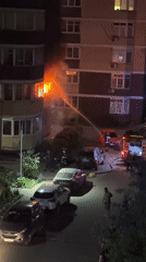 Apartment Fire Prompts Emergency Response in Balashikha, Russia