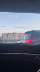Dawn city drive and indoor laptop session documented