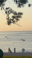 Sunset yoga and beach life on Antalya's Mediterranean shore