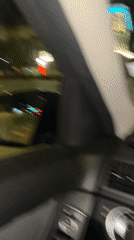 Night drive captured on video in Varna, Bulgaria