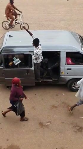 Morning street life captured in Bukuru, Nigeria commercial district