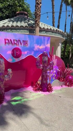 Pink Paradise floats spotted at La Quinta resort pool