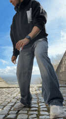 Tourist performs backflip, takes selfie at Bulgarian monument