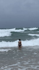 Early morning beach activity captured in Ahangama, Sri Lanka