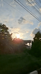 Dawn or dusk landscape captured in Lhokseumawe, Indonesia
