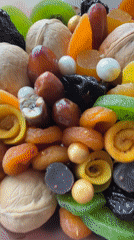 Dried fruit gift arrangements documented across Russian regions