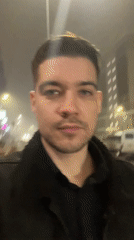 Kazan residents document foggy evening through selfies and street scenes