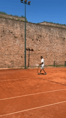 Tennis Court Activity Documented at Belgrade's Kalemegdan Fortress