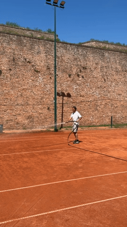 Tennis Court Activity Documented at Belgrade's Kalemegdan Fortress