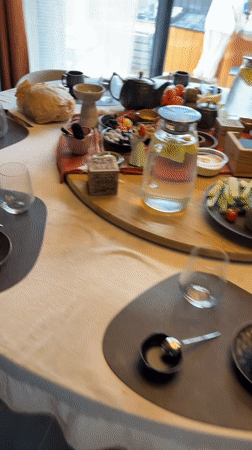 Morning spa visit documented at Russian wellness villa