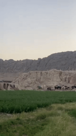 Daily life documented in rural Kandahar Afghanistan countryside