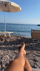 Afternoon at Kamenovo beach, Montenegro — sun, sea, and pebbles