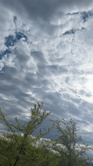 Cloudy skies documented in Taganrog, Russia