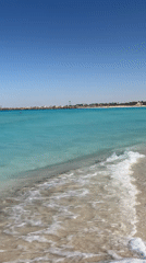Lazy afternoon at El Alamein's Mediterranean shore
