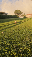 Sunset stroll through a Napili neighborhood, rainbow and all