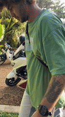 Surfboards and a scooter at a tropical Sri Lanka spot