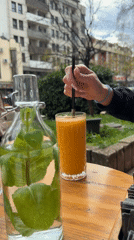 Afternoon cafe life documented in Kragujevac, Serbia