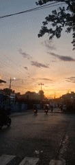 Sunset documented in Tinaquillo, Venezuela residential area