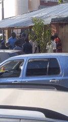 Street gatherings and commercial vehicle activity in northern Nigeria