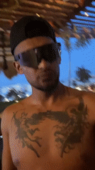 Man spotted at poolside patio in Playa del Carmen