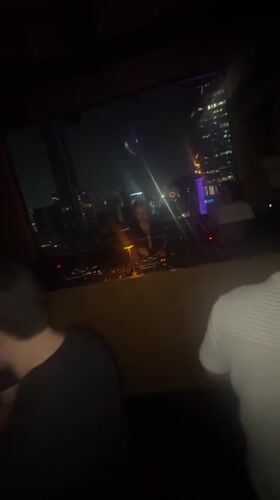 DJ performs at rooftop club in Mexico City
