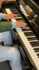 Piano performance, pastry displays documented across Paris region