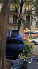 Police presence observed near Barcelona's Mercat del Born