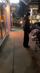 Overnight queue forms outside Vancouver businesses with camping chairs