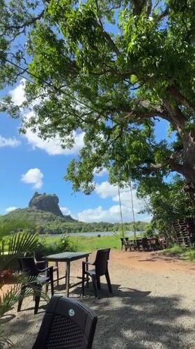 Peaceful morning captured at Sri Lanka's historic Sigiriya rock fortress