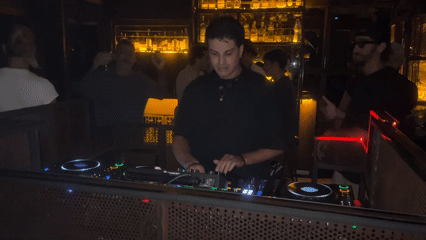DJ performances and nightlife captured at Kuta Selatan bar